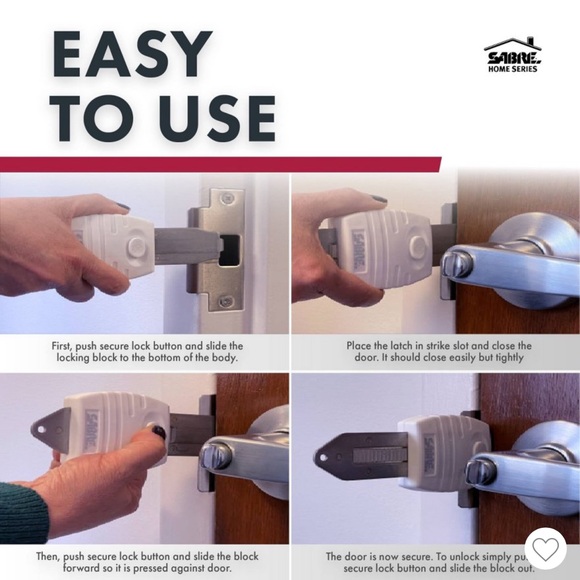 Sabre Other - Sabre Portable Door Lock: Security *BRAND NEW*